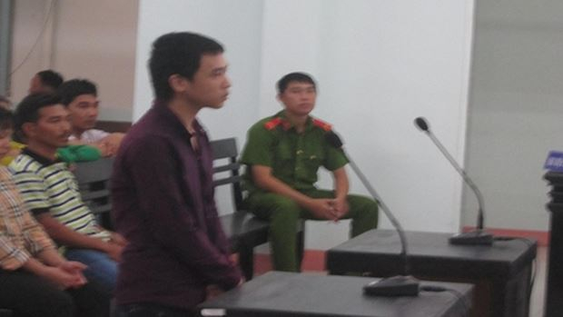 Bị c&aacute;o T&acirc;m tại phi&ecirc;n ph&uacute;c thẩm. (Ảnh: b&aacute;o C&ocirc;ng l&yacute;)