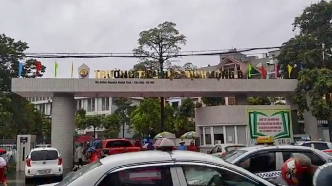 Trường tiểu học nơi xảy ra sự việc tr&ecirc;n.