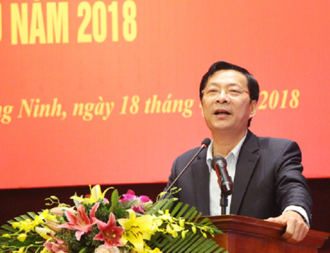 Đồng ch&iacute; Nguyễn Văn Đọc ph&aacute;t biểu chỉ đạo tại Hội nghị.