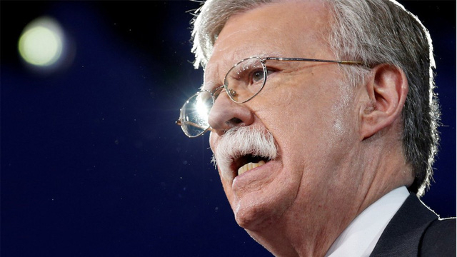 Cố vấn an ninh Quốc gia Mỹ John Bolton. (Ảnh: Reuters)