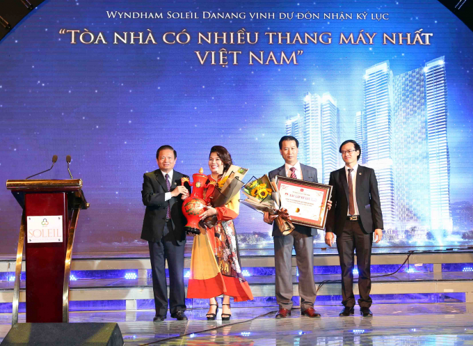 Wyndham Soleil Danang đang sở hữu nhiều kỷ lục&nbsp;Việt Nam. Ảnh: L&ecirc; L&acirc;m - TTXVN.