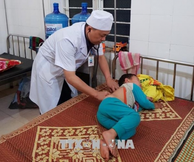 Vụ ngộ độc khiến 78 người nhập viện điều trị (Ảnh: TTXVN).