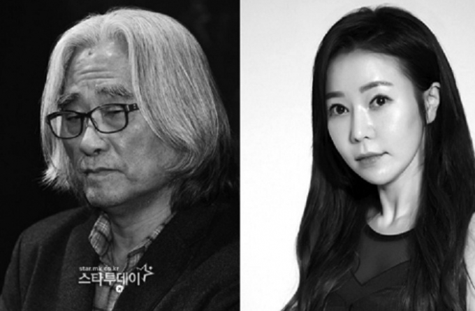 &Ocirc;ng Lee Yoon Taek (tr&aacute;i) bị tố cưỡng hiếp nhiều nghệ sĩ nữ.