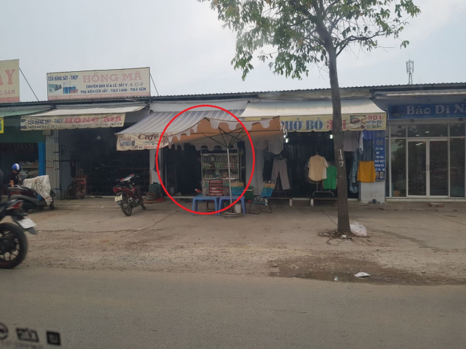 Hiện trường nơi xảy ra vụ việc