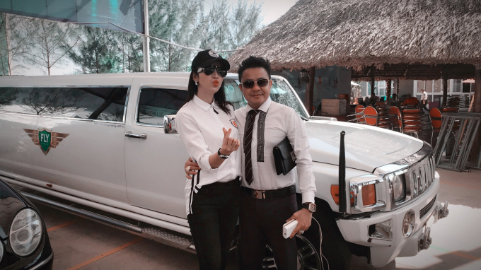 Hoa hậu ng&agrave;nh thiết kế Nhật Phượng khoe chuyến du ngoạn đẳng cấp với Limousine v&agrave; trực thăng