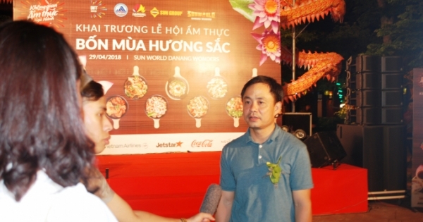 Không gian ẩm thực DIFF 2018 rộn ràng trong ngày khai mạc