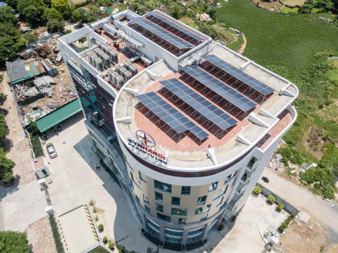 Hệ thống năng lượng mặt trời tại C&ocirc;ng ty Điện lực Nam Từ Li&ecirc;m