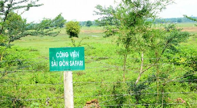 Dự &aacute;n thảo cầm vi&ecirc;n Safari đang bị bỏ hoang.