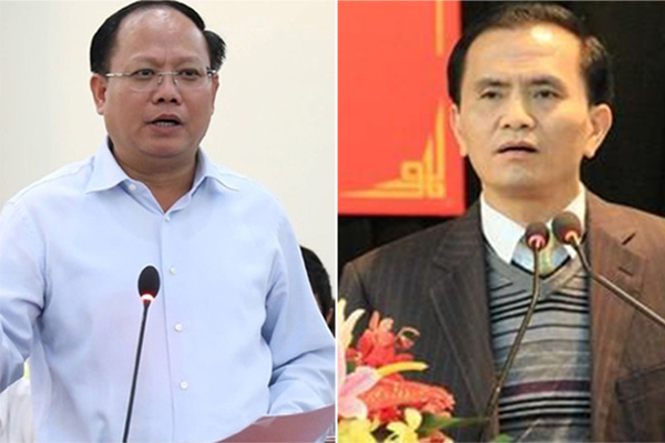 &Ocirc;ng Tất Th&agrave;nh Cang (tr&aacute;i) v&agrave; &ocirc;ng Ng&ocirc; Văn Tuấn