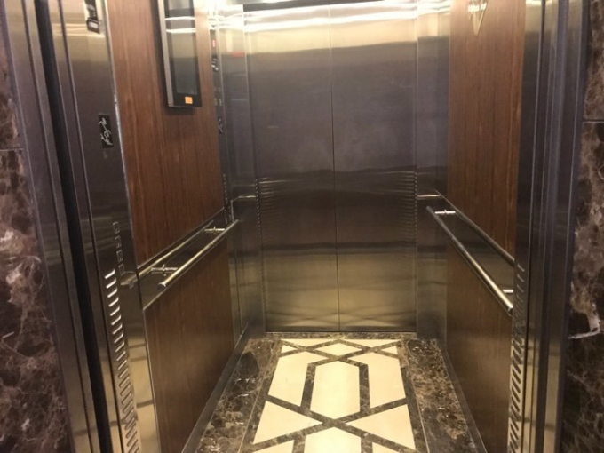 Khu vực thang m&aacute;y xảy ra sự việc&nbsp;