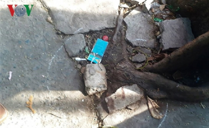 Hiện trường vụ việc.