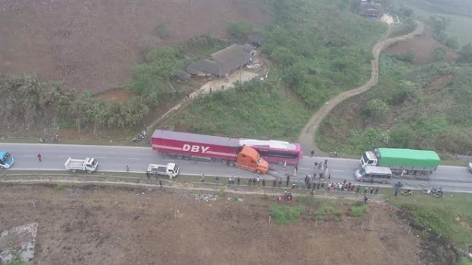 Vụ tai nạn nh&igrave;n từ tr&ecirc;n cao.&nbsp;Ảnh&nbsp;OFFB