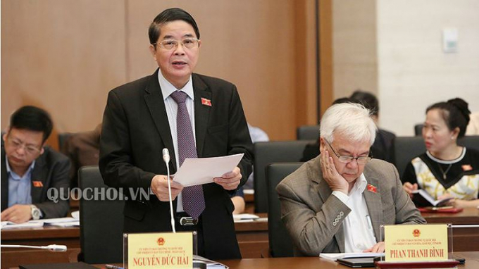 Chủ nhiệm Ủy ban T&agrave;i ch&iacute;nh, Ng&acirc;n s&aacute;ch của Quốc hội Nguyễn Đức Hải.