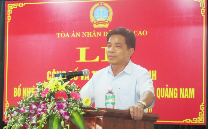 &Ocirc;ng L&ecirc; Văn Dũng được bầu Ph&oacute; B&iacute; thư tỉnh ủy Quảng Nam. Ảnh: toaanquangnam.&nbsp;