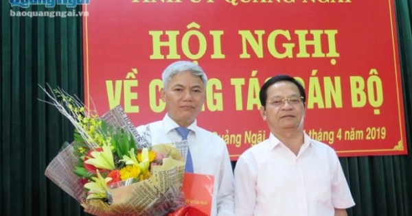 Bổ nhiệm Trưởng Ban tuyên giáo Tỉnh ủy Quảng Ngãi kiêm Hiệu trưởng Trường Chính trị tỉnh
