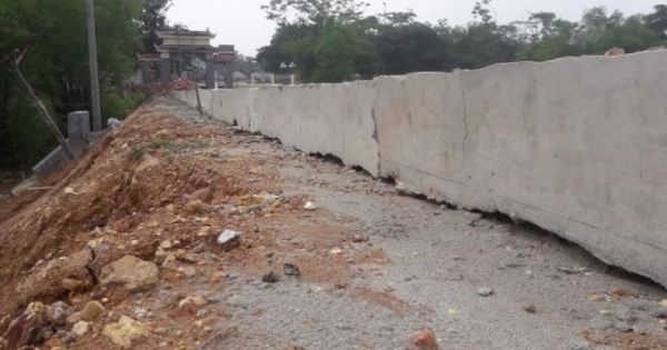 Hiệp Hoà- Bắc Giang: Dự án tôn tạo khu di tích văn hoá lịch sử chưa bàn giao đã hỏng?