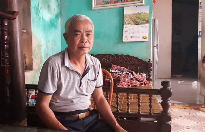 &Ocirc;ng Nguyễn Văn B&igrave;nh - trưởng th&ocirc;n &Ocirc;ng Tố.