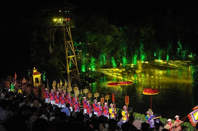 Một ph&acirc;n cảnh trong vở Thuở ấy xứ Đo&agrave;i.