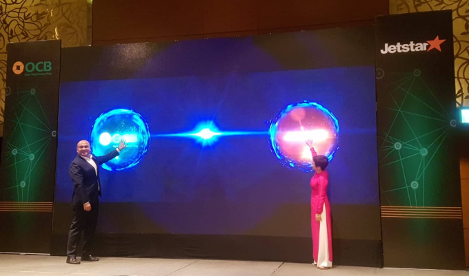 Ra mắt thẻ đồng thương hiệu OCB &ndash; Jetstar giữa OCB v&agrave; Jetstar Pacific.