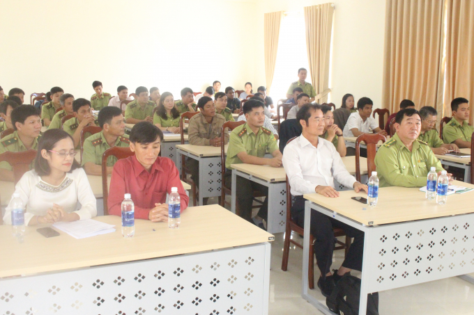 C&aacute;c đại biểu v&agrave; học vi&ecirc;n dự Lễ khai giảng.