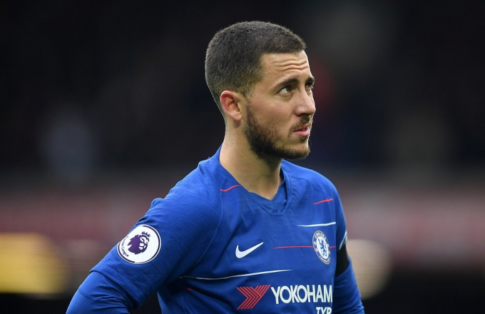 Nỗi thất vọng của Hazard. Ảnh: DM