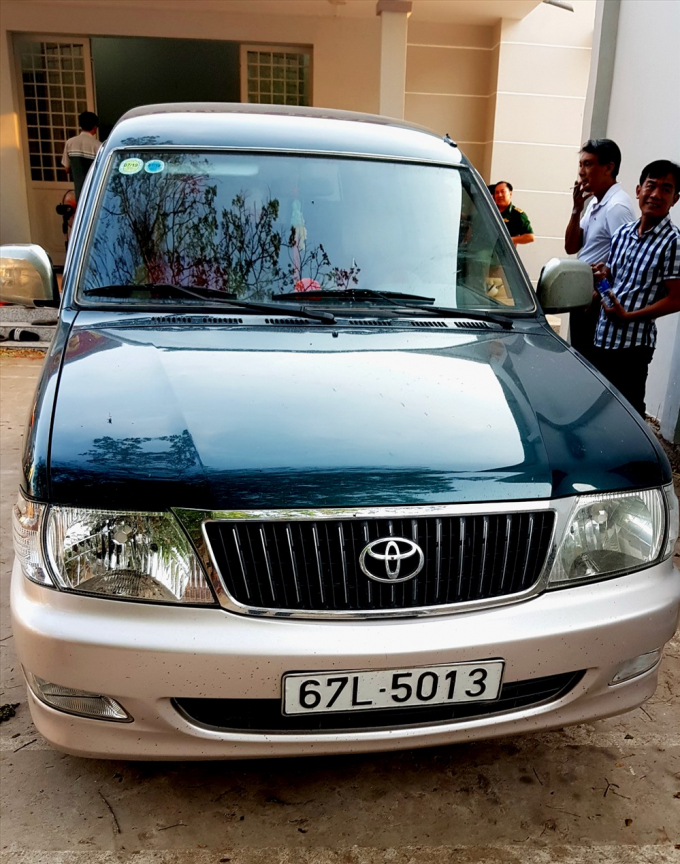 Phương tiện được 2 đối tượng Cường v&agrave; Nghĩa d&ugrave;ng vận chuyển 26,6 kg nghi l&agrave; ma t&uacute;y. Ảnh: CK