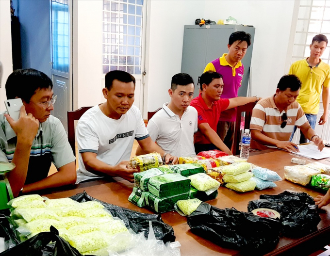 Tang vật bị thu giữ. Ảnh: CK