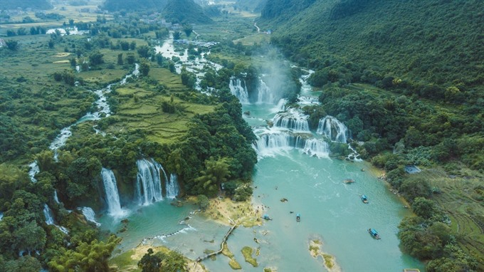 Th&aacute;c Bản Giốc - Ảnh Vietnamnews.vn