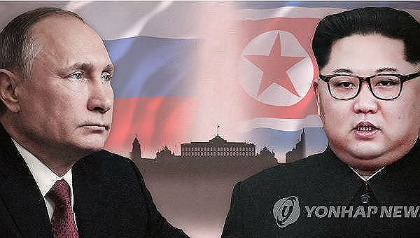 &Ocirc;ng Putin v&agrave; &ocirc;ng Kim.