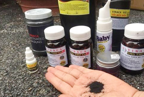 Sản phẩm thực phẩm chức năng chống ung thư l&agrave;m từ than tre.