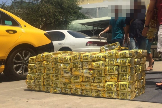 hơn 1,1 tấn ma t&uacute;y bị C&ocirc;ng an TPHCM bắt giữ. Ảnh: T.S