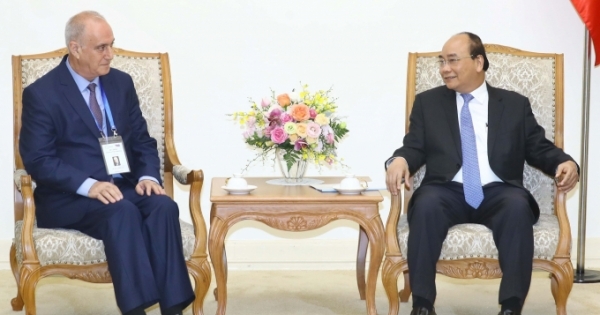 Thủ tướng Nguyễn Xuân Phúc tiếp Đoàn các hãng thông tấn tham dự Hội nghị Ban Chấp hành OANA lần thứ 44