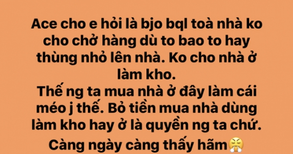 Chung cư bị cấm không được làm kho: Bức xúc bỏ phí 1 tỷ