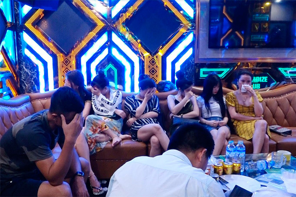 Cơ sở karaoke Thi&ecirc;n Đường c&oacute; rất nhiều đối tượng bay lắc