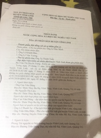 Bản &aacute;n sơ thẩm.