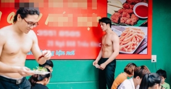 Sau những bức hình trai đẹp cởi trần bán hàng