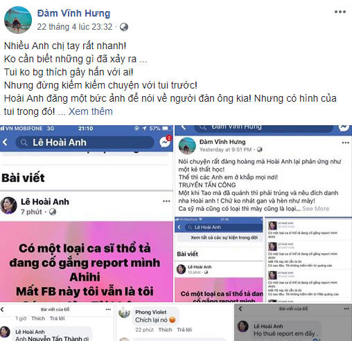 Mr. Đ&agrave;m v&agrave; chủ facebook L&ecirc; Ho&agrave;i Anh vẫn lời qua tiếng lại.