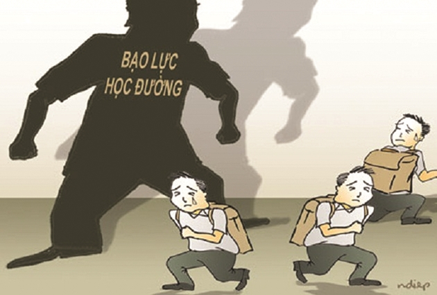 Bạo lực học đường cần bị loại bỏ. 