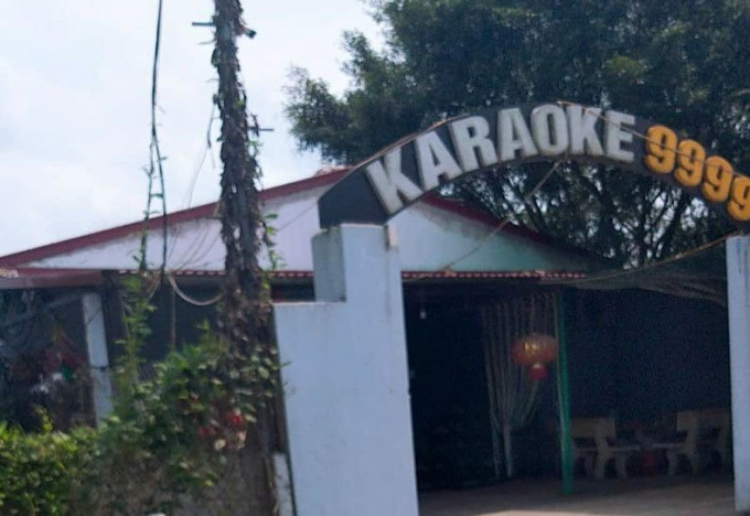 Qu&aacute;n karaoke nơi xảy ra sự việc.