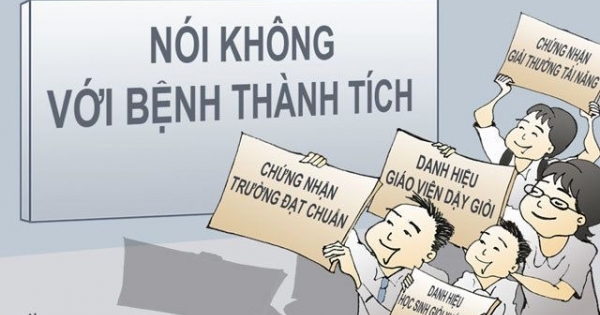 Thành tích nhưng đừng… dối trá!