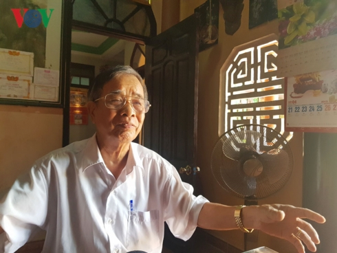 &Ocirc;ng V&otilde; Văn Kinh - nguy&ecirc;n Chủ tịch UBND huyện Quế Sơn.