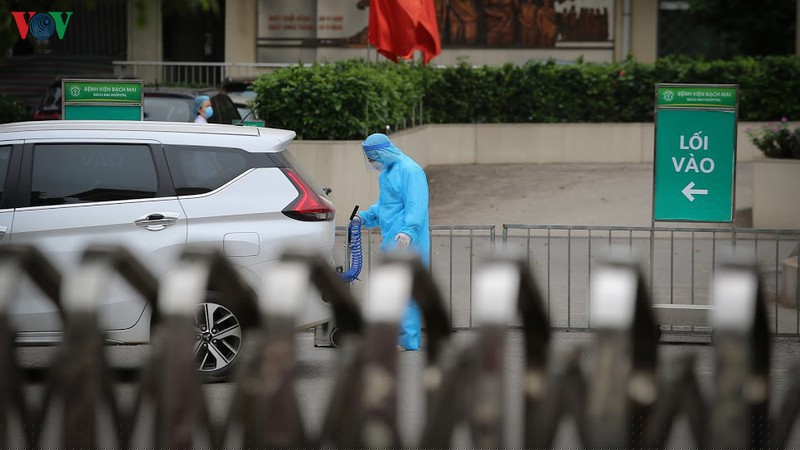 Phòng, chống dịch Covid-19 tại Bệnh viện Bạch Mai.