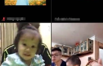 Trẻ mầm non 3 tuổi cũng học online!