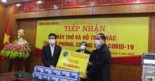 Cao Bằng: Tiếp nhận nguồn lực ủng hộ công tác phòng chống Covid-19