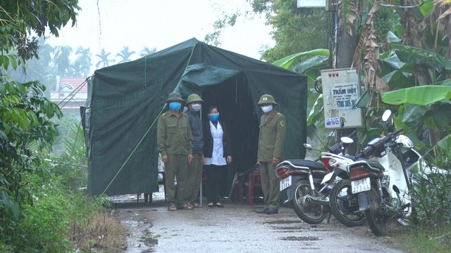 Xã Bình Nghĩa lập 3 chốt tạm thời do lực lượng công an và quân sự địa phương đảm nhiệm 