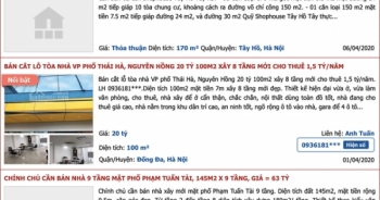 Hàng loạt chủ nhà rao bán nhà phố mặt tiền trung tâm với giá "giật mình"