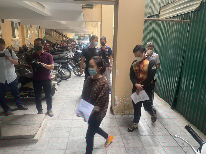 Nhóm thanh niên bị tạm giữ