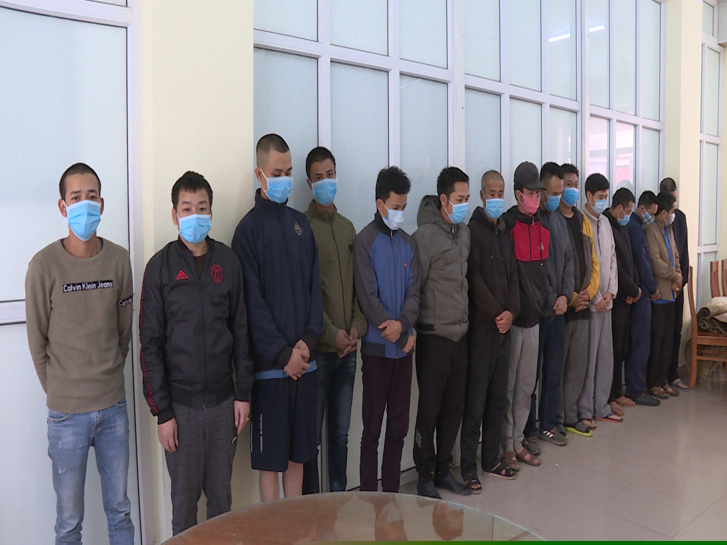 Các đối tượng bị bắt giữ.