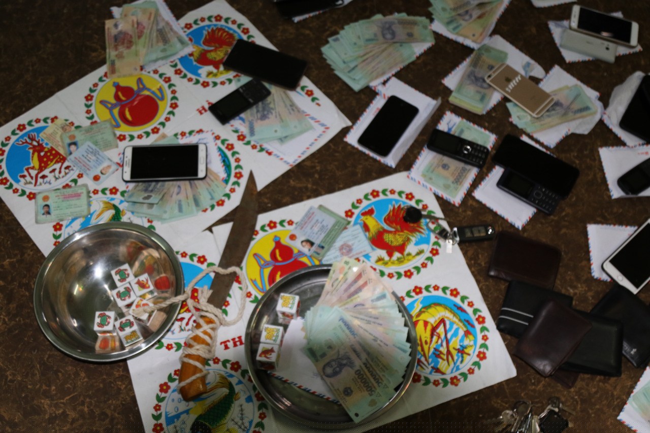 Tang vật thu giữ được