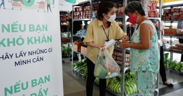 “Siêu thị hạnh phúc 0 đồng” đầu tiên tại TP HCM